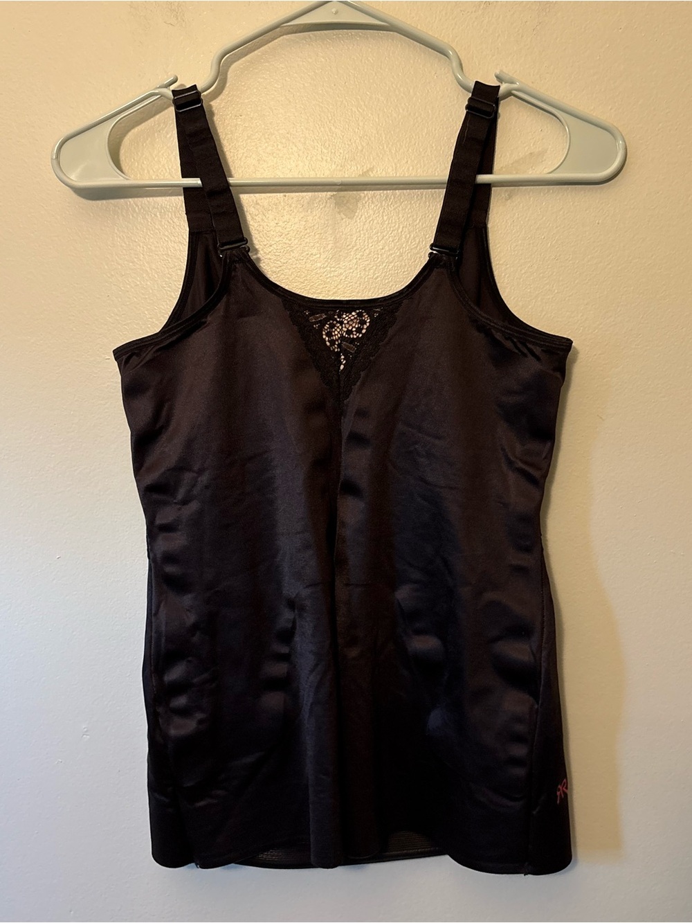Ruby Ribbon Black Lace-Trim Shaping Camisole, Size 40 Women’s Style 3024 - Picture 2 of 4
